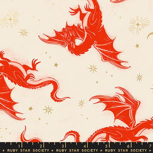 PREORDER Ruby Star Society Fire Glow Etched Dragons Dark Ruby