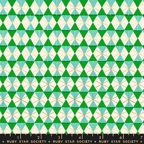 PREORDER Ruby Star Society Merry Happy Happy Hexie Verdant