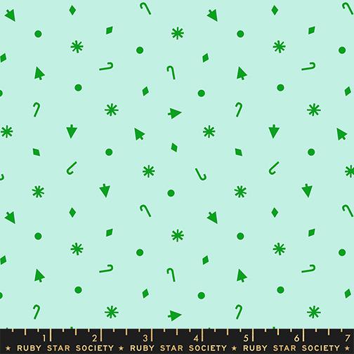 PREORDER Ruby Star Society Merry Happy Christmas Confetti Mint
