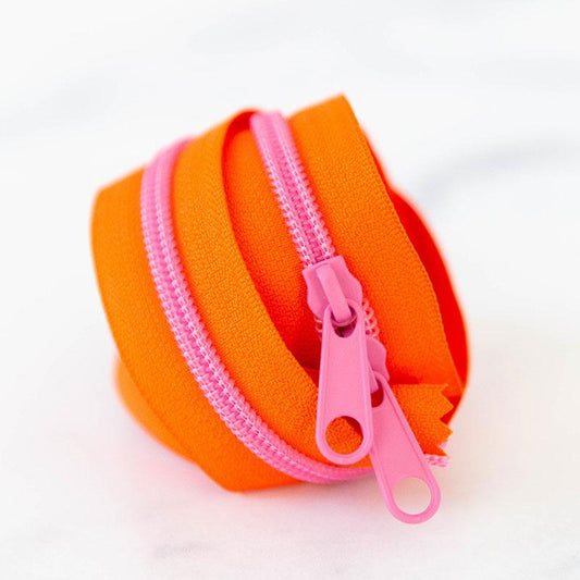 30" Zipper in Orangetastic