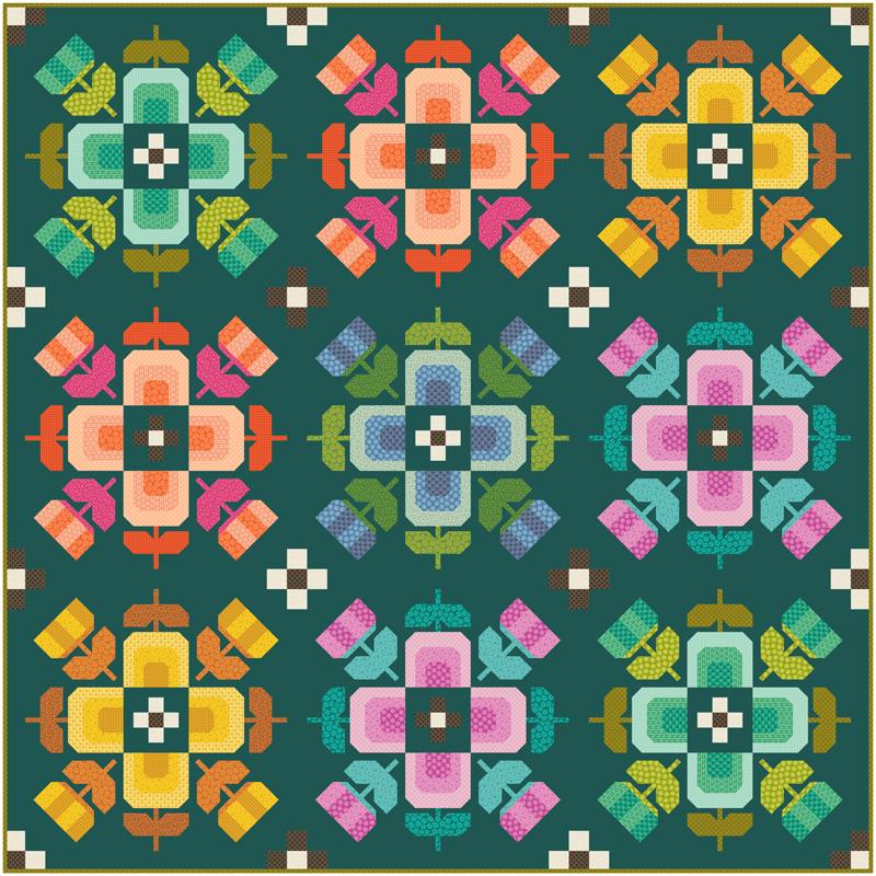 Elizabeth Hartman Casserole Scenery Quilt Kit