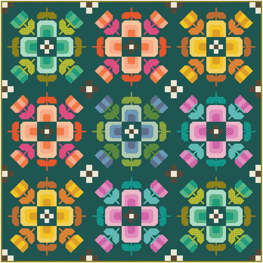 Elizabeth Hartman Casserole Scenery Quilt Kit