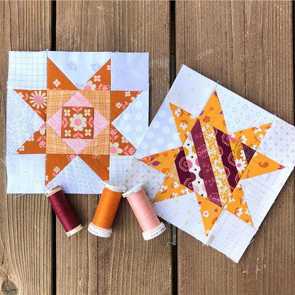 6" Scrappy Stars Foundation Paper by Leila Gardunia