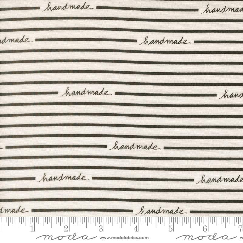 Chrissy Lux Makers Delight Handmade Stripe in White Black