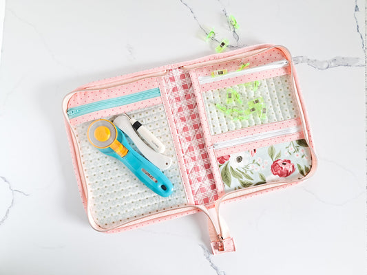 Center Street Quilts Atlas Zipper Case Paper Pattern