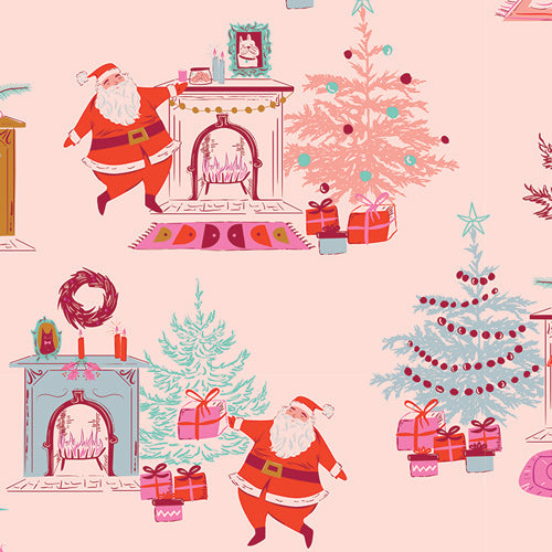 Art Gallery Fabrics Christmas in Color Down the Chimney Taffy