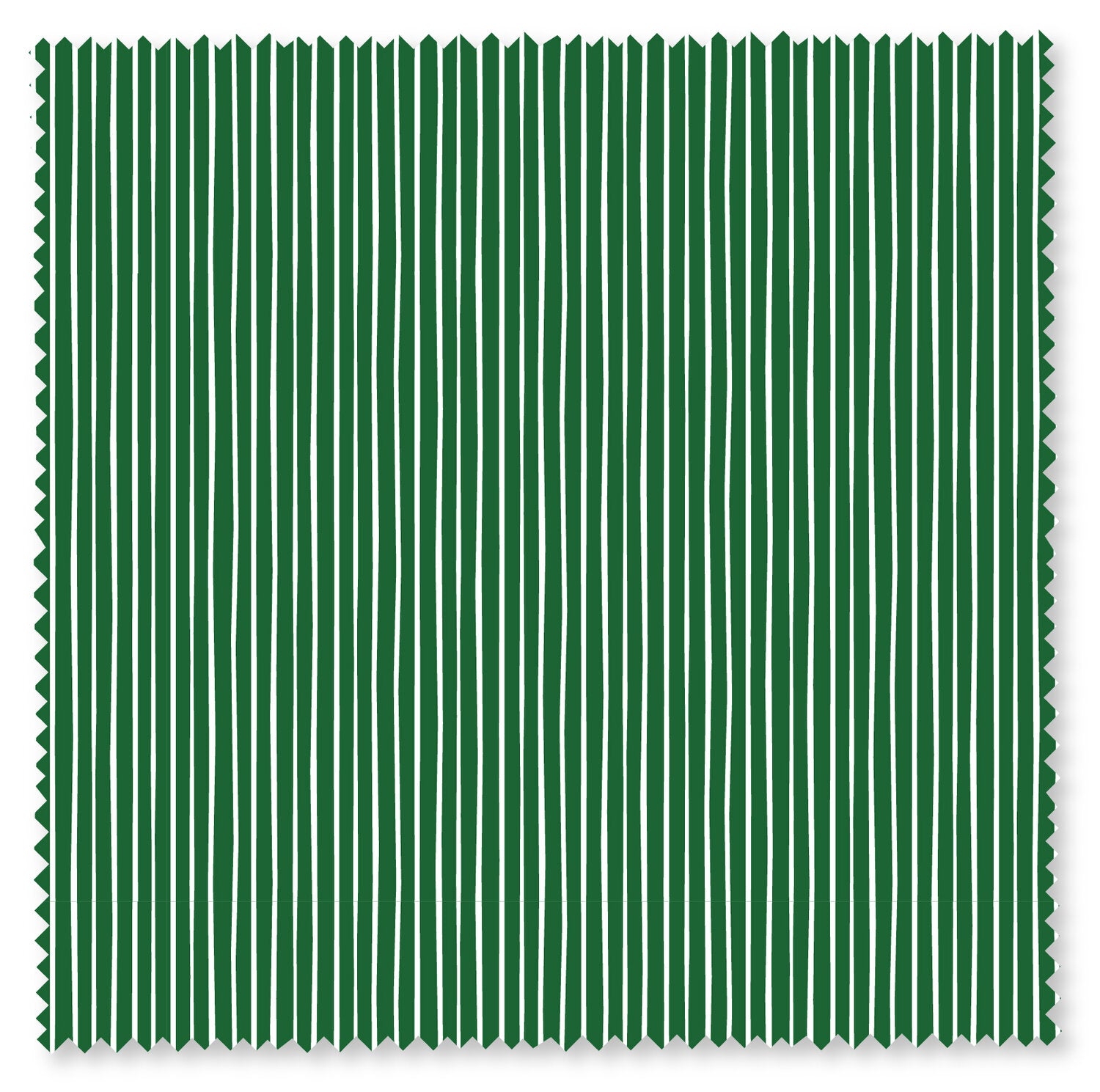 Felicity Fabrics Rows dark green and white stripes