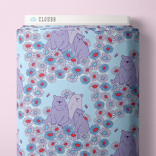 Cloud 9 Fabrics Forest Friends Daisy Bears