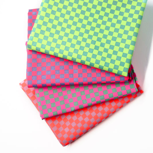 Tula Pink Neon Check Bundle