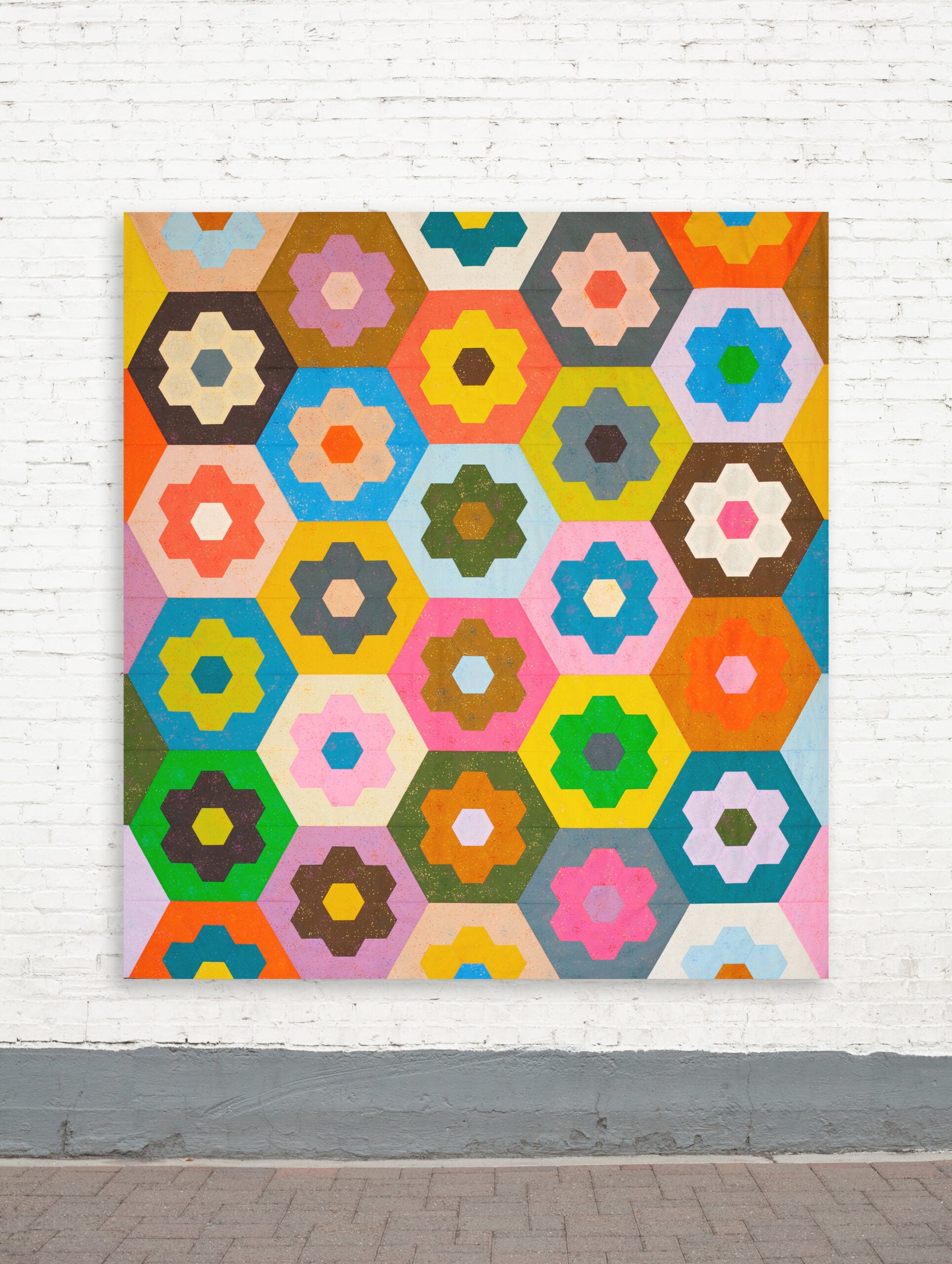 flower fest quilt by michelle bartholomew