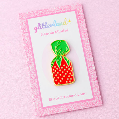Glitterland Strawberry Candy Needle Minder