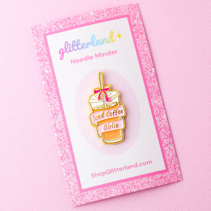 Glitterland Iced Coffee Girlie Needle Minder