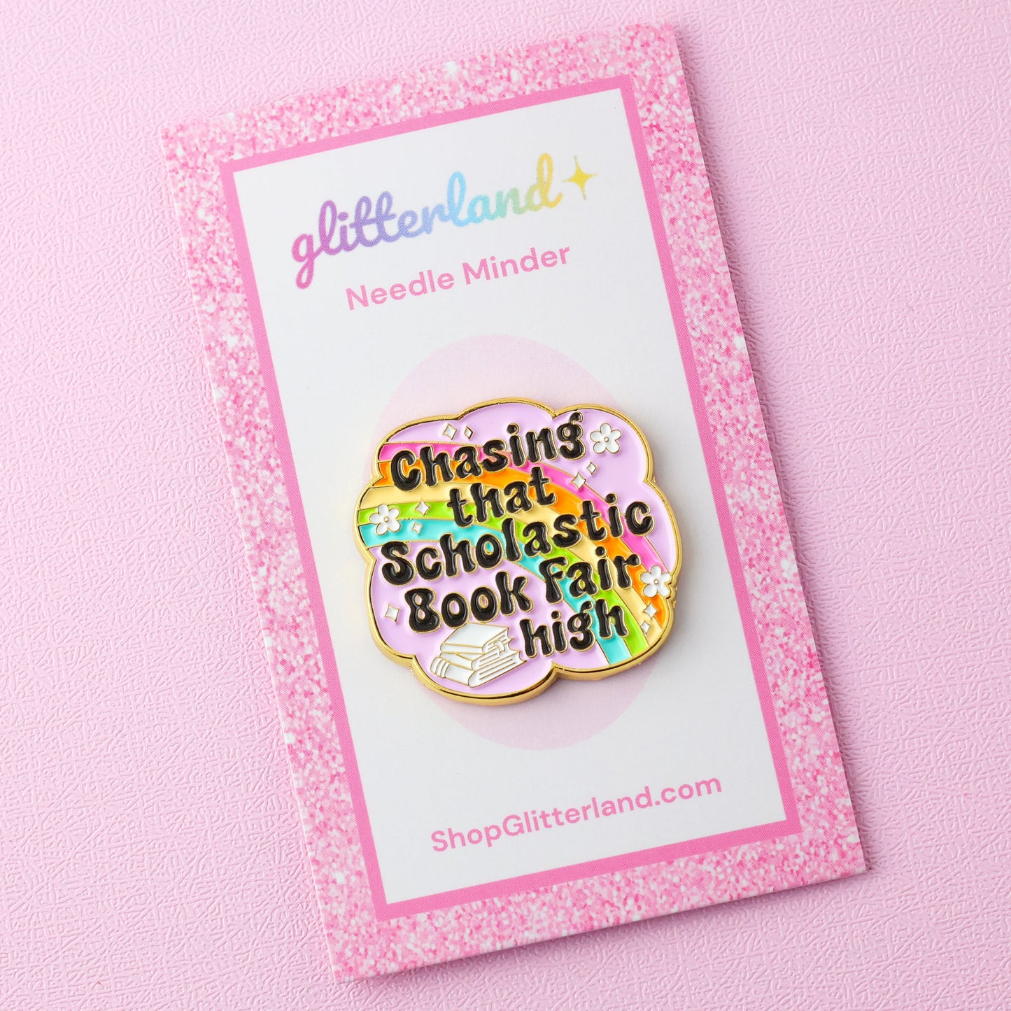 Glitterland Book Fair High Needle Minder