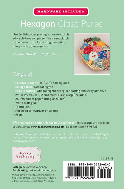 Zakka Workshop Hexagon Clasp Purse