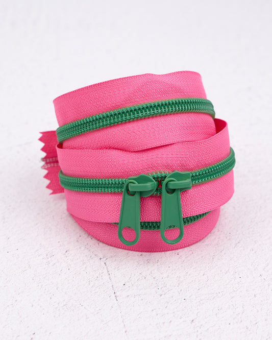 Renaissance Ribbons 30" Handbag Zipper Dragonfruit