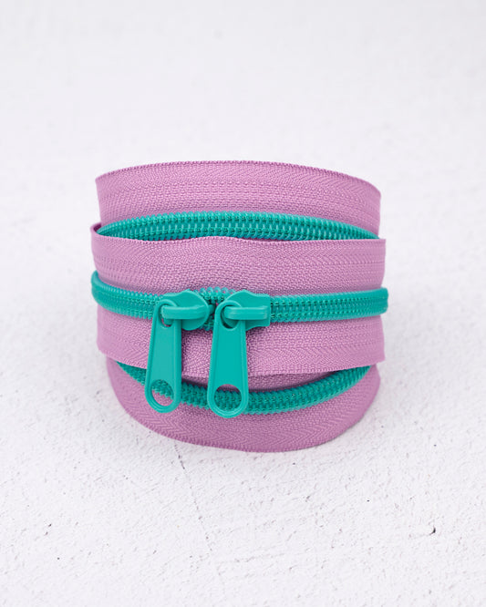 Renaissance Ribbons 30" Handbag Zipper Mermaid Mist