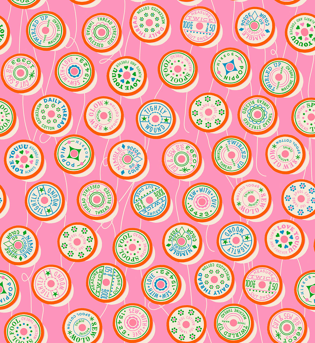 PREORDER Ruby Star Society Trinketry Spools in Flamingo