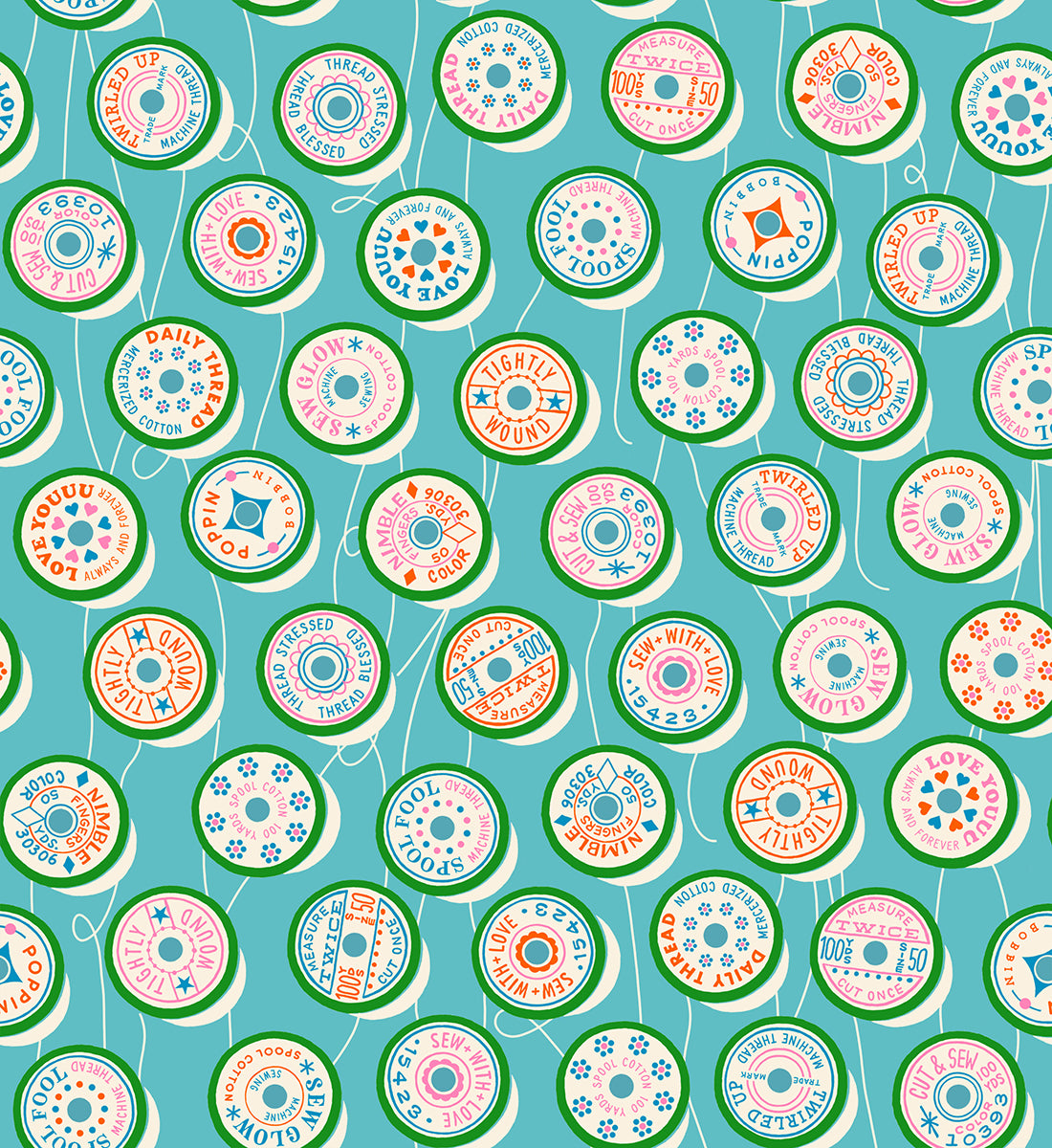 PREORDER Ruby Star Society Trinketry Spools in Turquoise
