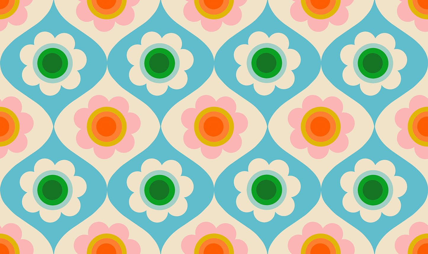 PREORDER Ruby Star Society Trinketry Floral in Turquoise
