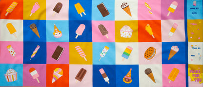 PREORDER Ruby Star Society Sugar Cone 2 Ice Cream Man Multi 18" x 44" Panel
