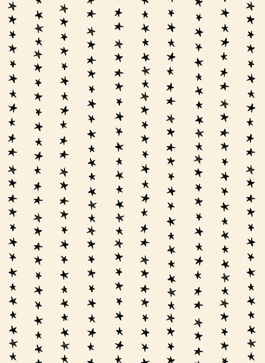 PREORDER Ruby Star Society Daisy Days Starry Stripe Black On Natural