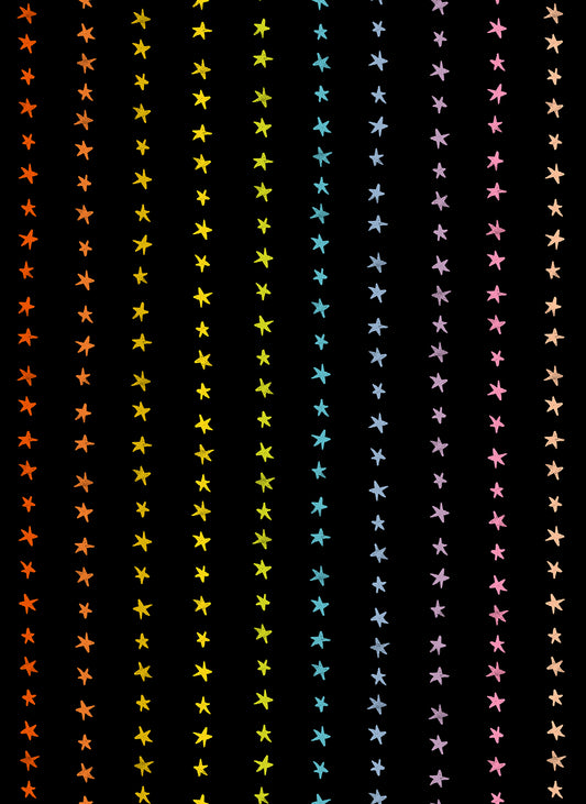 PREORDER Ruby Star Society Daisy Days Starry Stripe Multi On Black