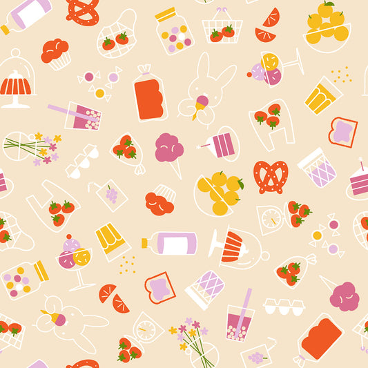 Ruby Star Society Persimmon Fabric Swatch