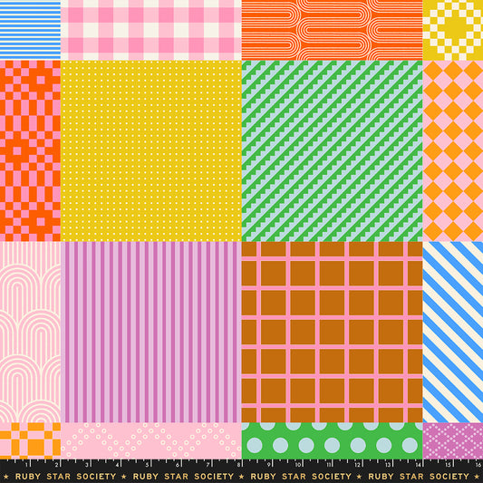 PREORDER Ruby Star Society Float Sampler Posy 24" x 44" Cheater Yardage