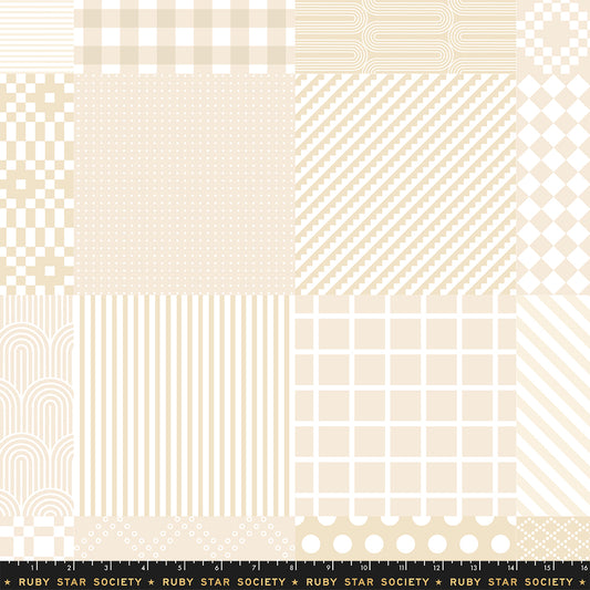 PREORDER Ruby Star Society Float Sampler Parchment 24" x 44" Cheater Yardage