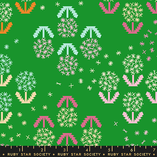 PREORDER Ruby Star Society Float Wishes Deep Verdant 45" Canvas
