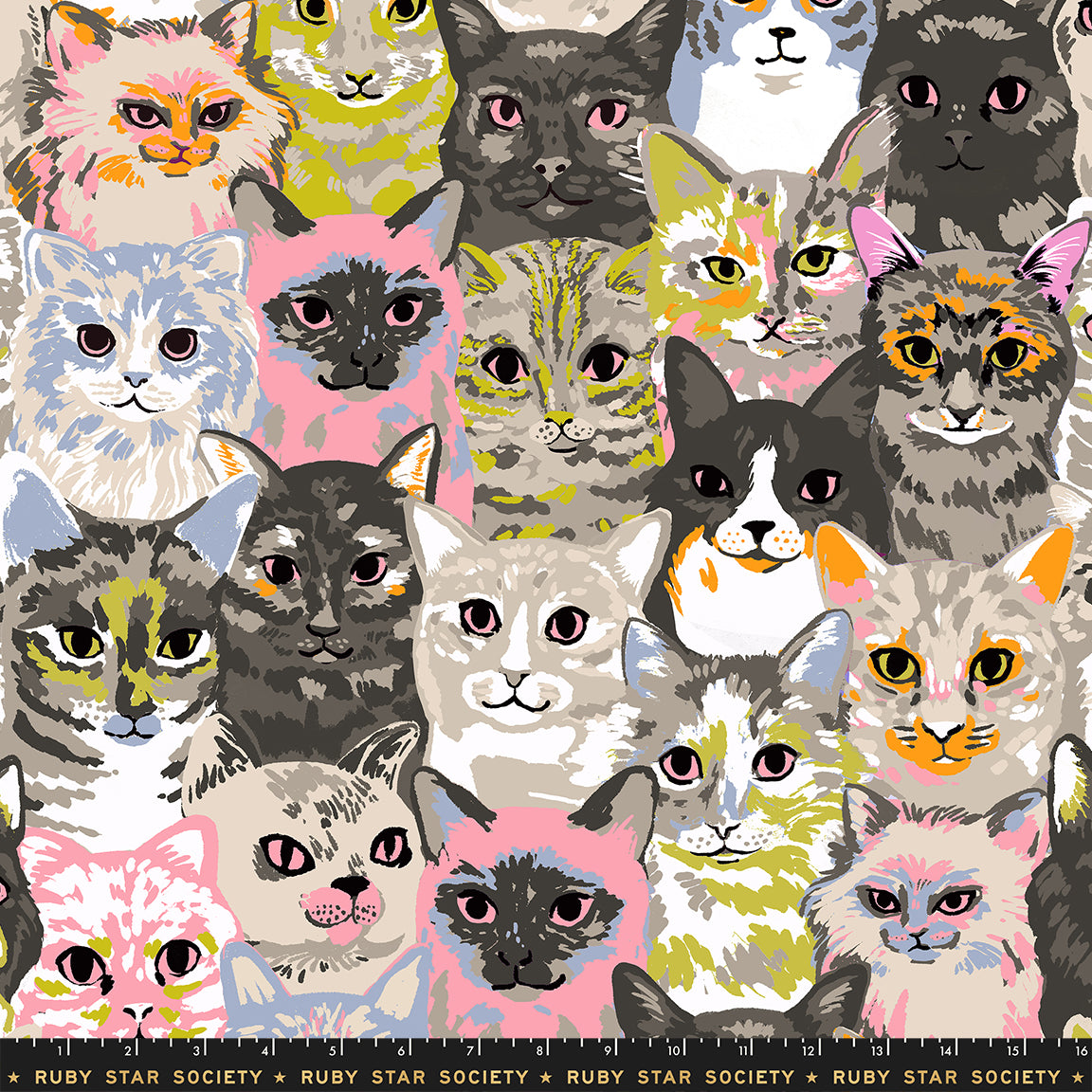 PREORDER Ruby Star Society Oops All Cats 108" Wideback Sandbox
