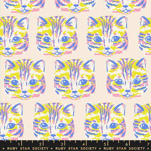 PREORDER Ruby Star Society Oops All Cats Meow Meow Neon Pink