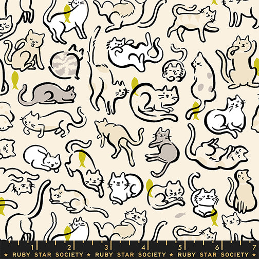 PREORDER Ruby Star Society Oops All Cats Schmitties Pistachio