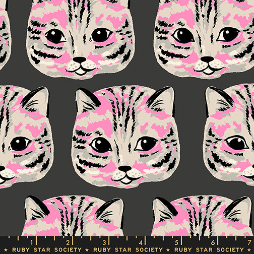 PREORDER Ruby Star Society Oops All Cats Meow Meow Canvas Soft Black