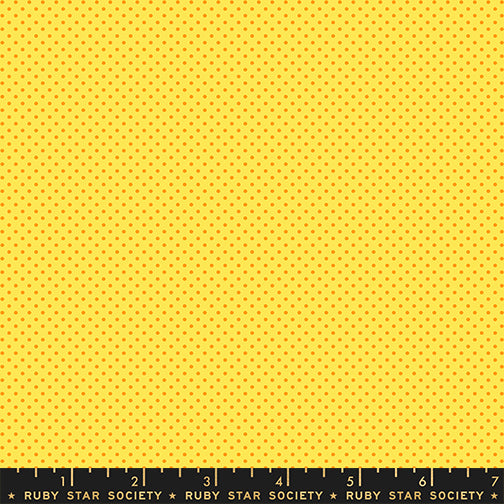 PREORDER Ruby Star Society 1 800 Calico Mini Dot Chrome Yellow