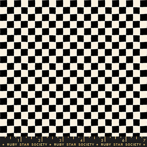 PREORDER Ruby Star Society 1 800 Calico Block Print Black