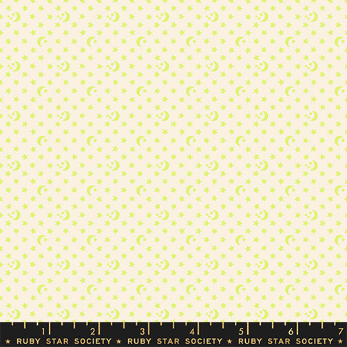 PREORDER Ruby Star Society Boo Valley Moon Stars Neon Yellow