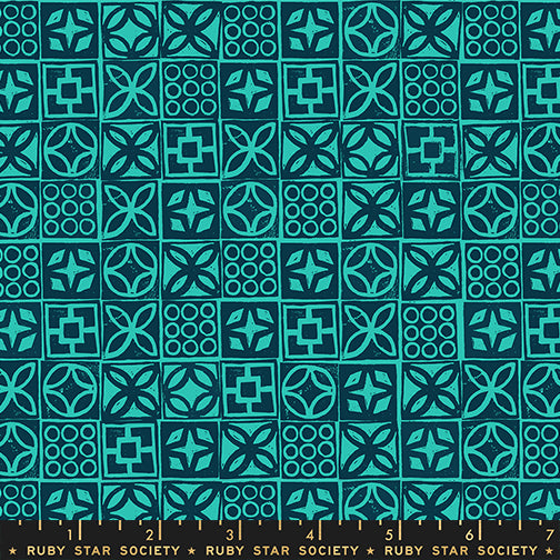 PREORDER Ruby Star Society Poolside Too Architectural Blocks Peacock