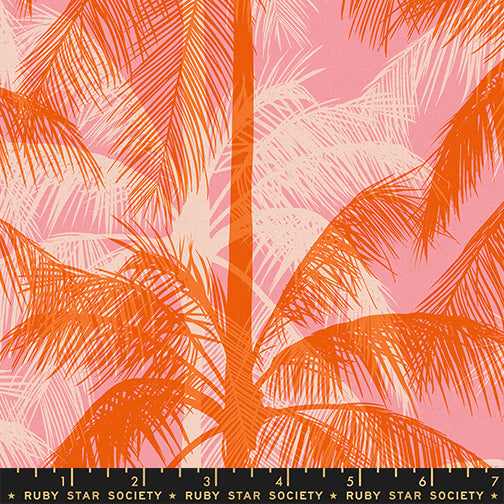 PREORDER Ruby Star Society Poolside Too Poolside Palms Canvas Sorbet