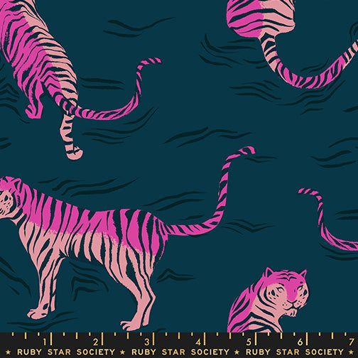 PREORDER Ruby Star Society Poolside Too Tigress Rayon Dark Teal