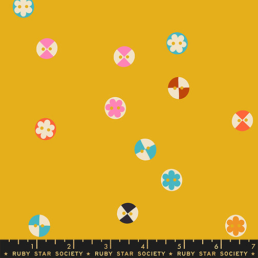 PREORDER Ruby Star Society 1 800 NOTION Buttons Goldenrod