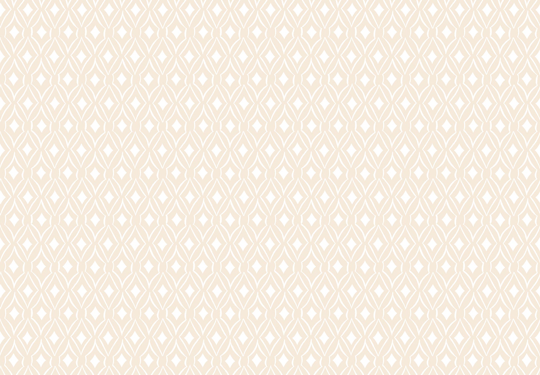 Ruby Star Society Flowerland Diamonds in Natural. A low volume print with diamond geometric pattern on white. 