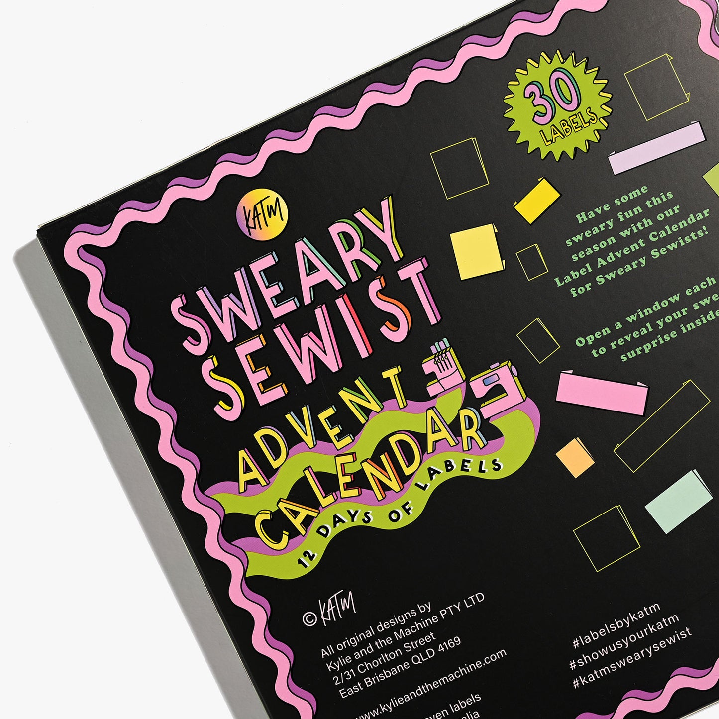 PREORDER Kylie and the Machine Sweary Sewist | 12 Days of Sweary Sewing Advent Calendar
