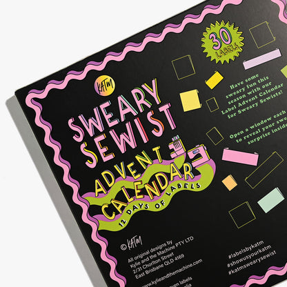PREORDER Kylie and the Machine Sweary Sewist | 12 Days of Sweary Sewing Advent Calendar