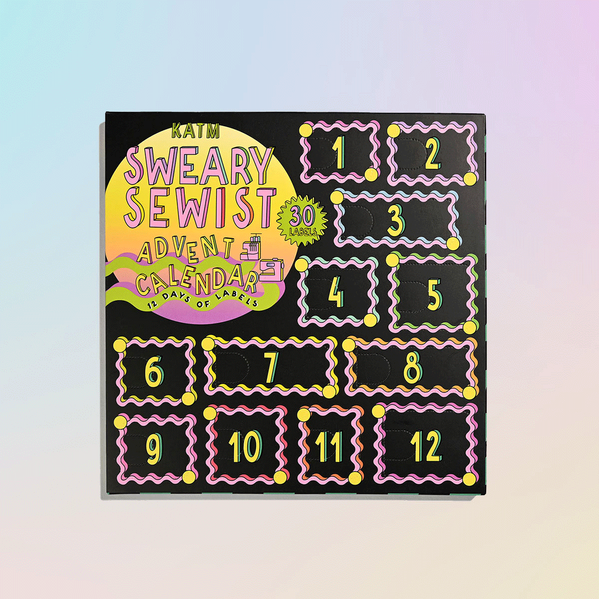 PREORDER Kylie and the Machine Sweary Sewist | 12 Days of Sweary Sewing Advent Calendar
