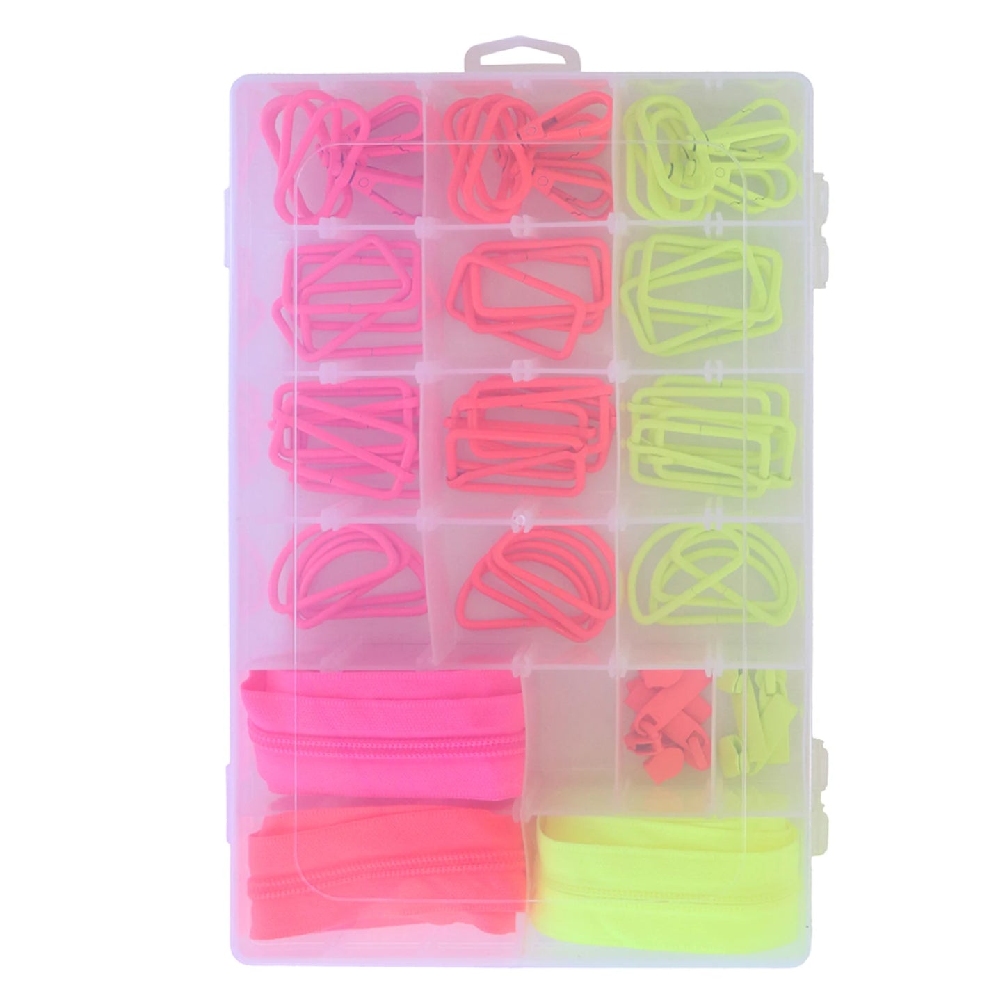 PREORDER Tula Pink Box Bundle of Neon Hardware & Zippers
