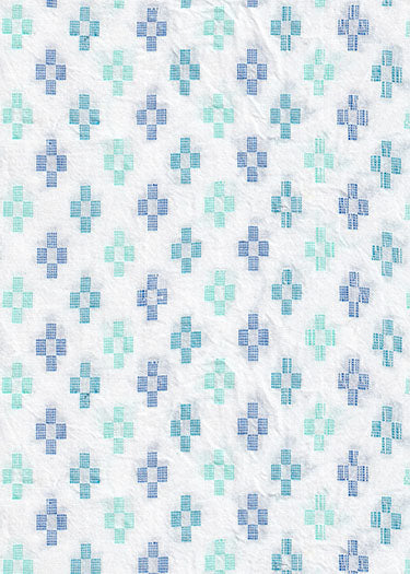 FIGO Intervals Floral in Sea Glass