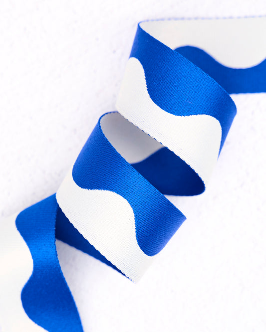 Renaissance Wavy Webbing 1-1/2" Width Cobalt