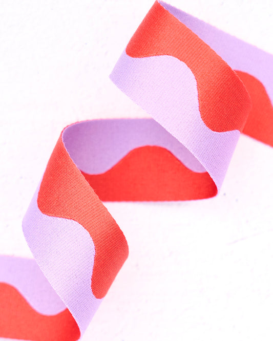 Renaissance Wavy Webbing 1-1/2" Width Lavender Citrus