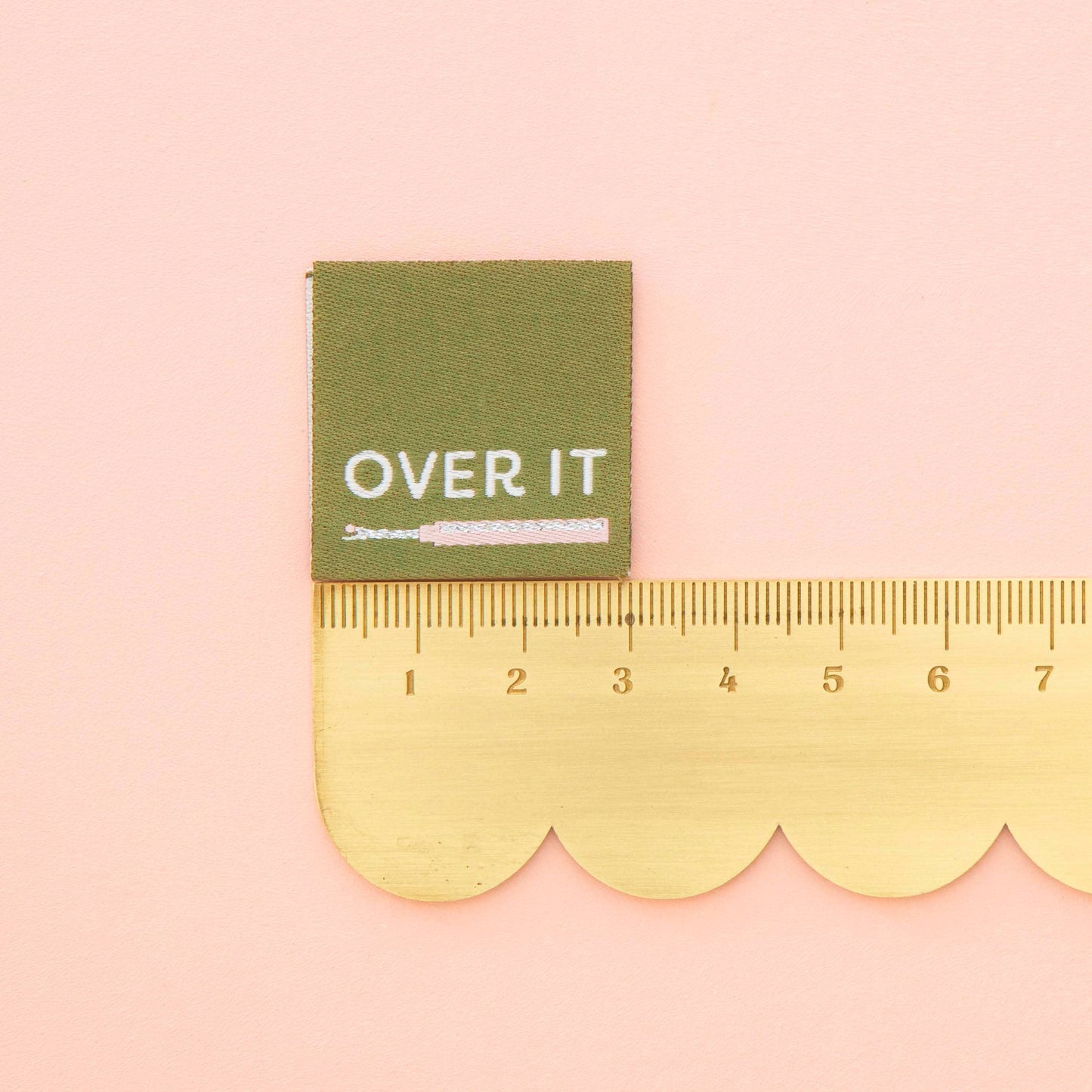 Sarah Hearts - Over It Seam Ripper- Sewing Woven Clothing Labels